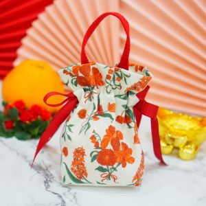 ถุงส้มมงคล(มีหลายลาย)(ส้มไต้หวัน1ลูก)