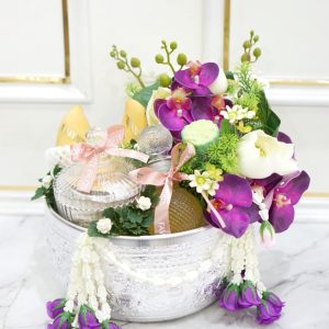 ขันเงินขนาดใหญ่ข้าวเหนียวมะม่วงคัดเกรด